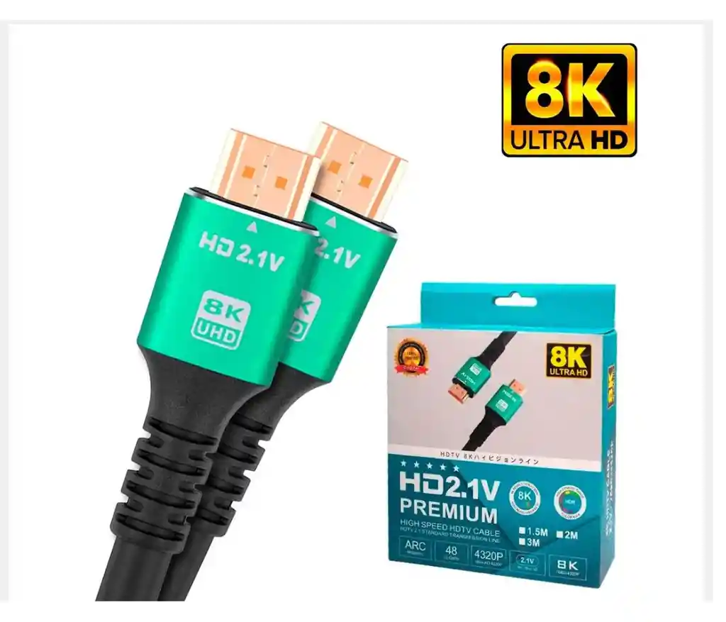 Cable Hdmi 8k Ultra Hd De 3 Metros - Alta Velocidad 48 Gbps