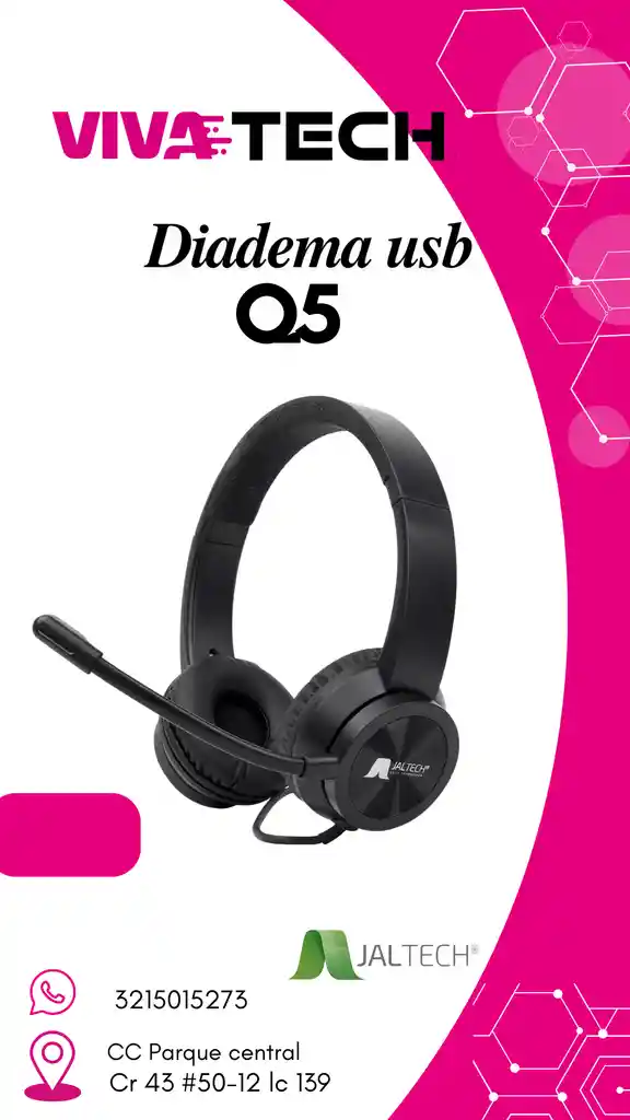 Diadema Usb Q5