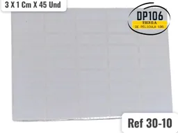 Rotulo Adhesivo 3 X 1 Cm X 45 Und Ref 30-10