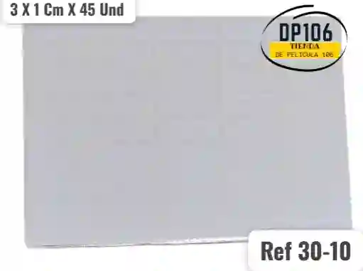 Rotulo Adhesivo 3 X 1 Cm X 45 Und Ref 30-10