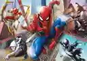 Rompecabezas 2 En 1 Spider-man Aventuras Para Niños