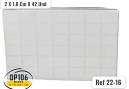 Rotulo Adhesivo 2 X 1.8 Cm X 42 Und Ref 22-16