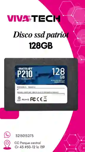 Disco Ssd Patriot 128gb