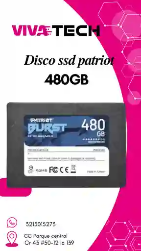 Disco Ssd 480gb Patriot
