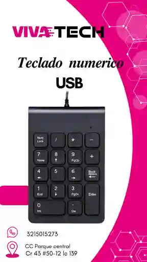Teclado Numerico Usb