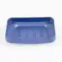 Jabonera Expressions 11x2x7cm Azul Polipropileno