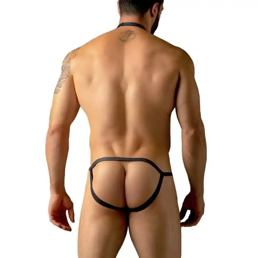 Jockstrap Con Arnes Negro Talla M Pali