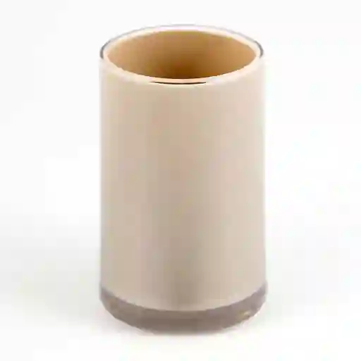 Portacepillo Expressions 7x11x7cm Beige Polietileno