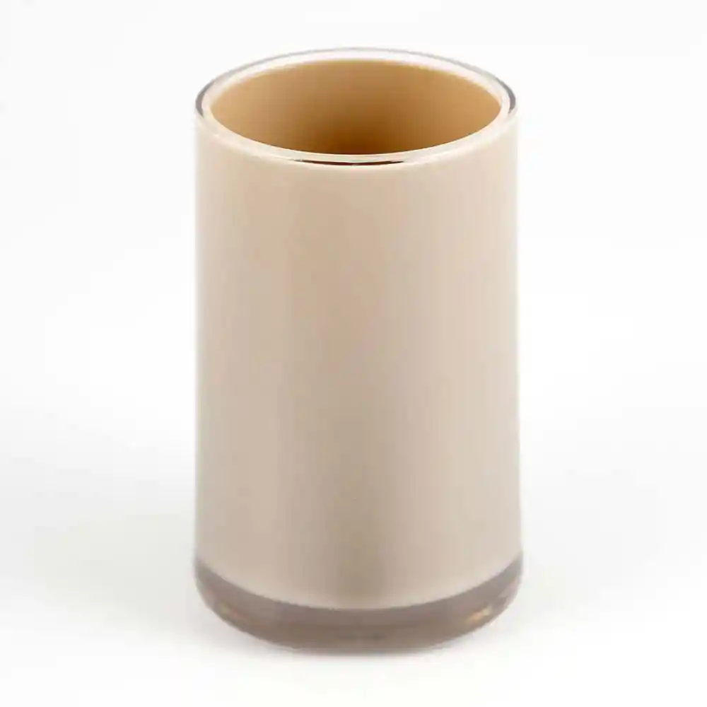 Portacepillo Expressions 7x11x7cm Beige Polietileno