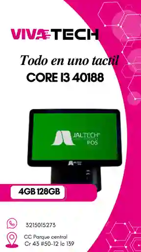Todo En Uno Pos Jaltech Core I3 8gb 256gb