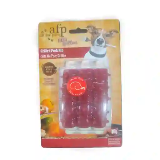 Juguete Para Perro De Costilla De Cerdo Roja