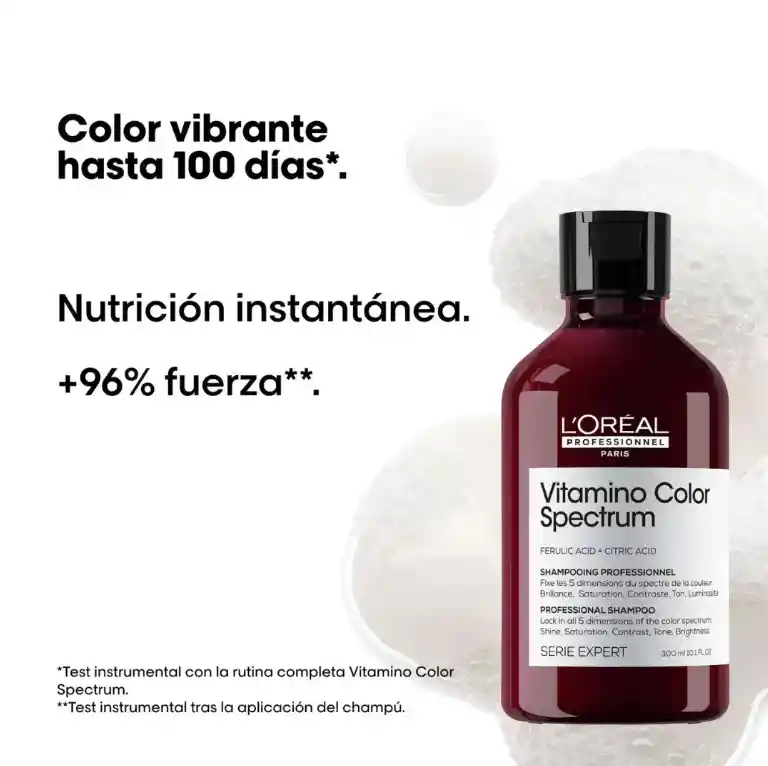 Shampoo Para Proteger Y Fijar El Color Vitamino Color Sprectrum L’oreal Serie Expert 300ml