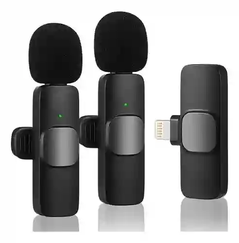Micrófonos Inalámbricos Solapa 2 En 1 Para Iphone/tipo C
