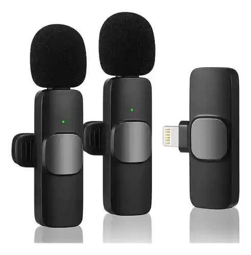 Micrófonos Inalámbricos Solapa 2 En 1 Para Iphone/tipo C