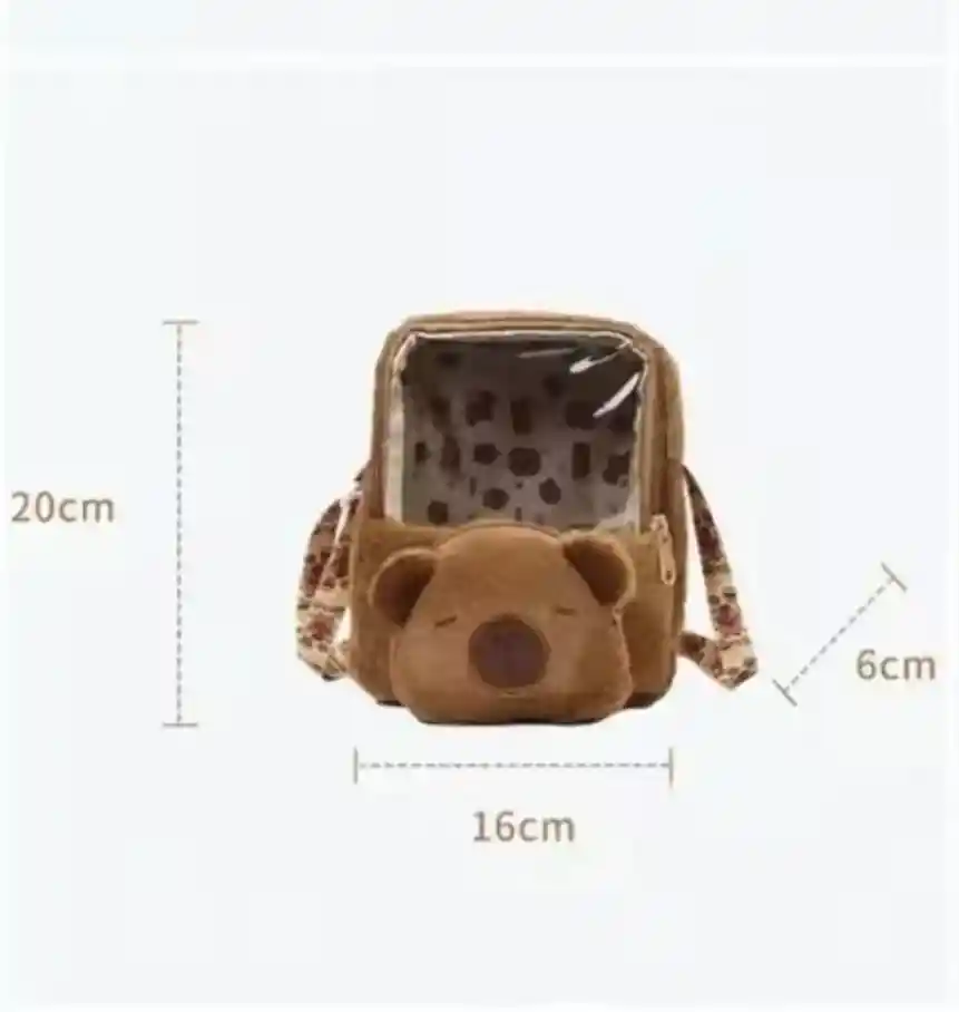 Mini Mochila De Hombro Capibaratransparente