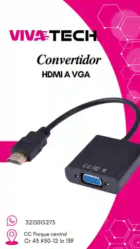 Convertidor Hdmi A Vga
