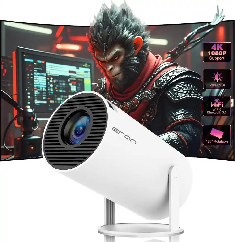 Mini Proyector Hy300 Pro 4k 1080p - Tu Cine En Cualquier Lugar