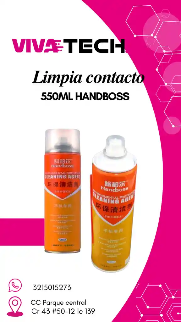 Limpia Contactos Handboss 550ml
