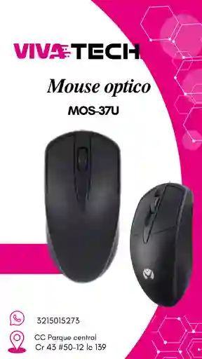 Mouse Optico Mos-.37u