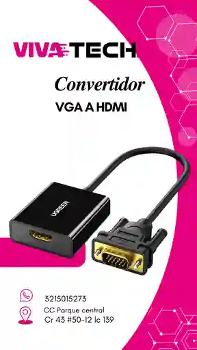 Convertidor Vga A Hdmi