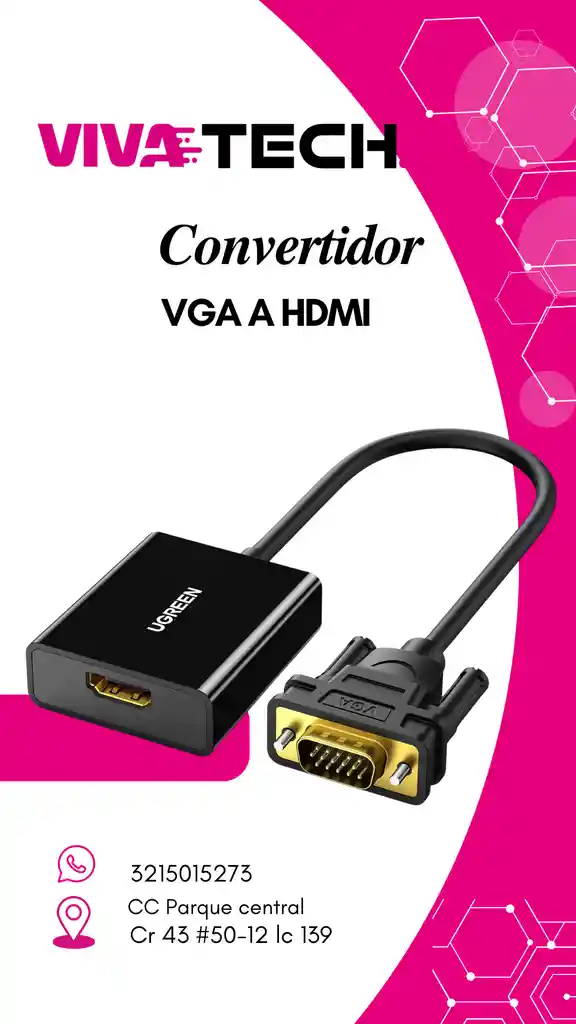 Convertidor Vga A Hdmi