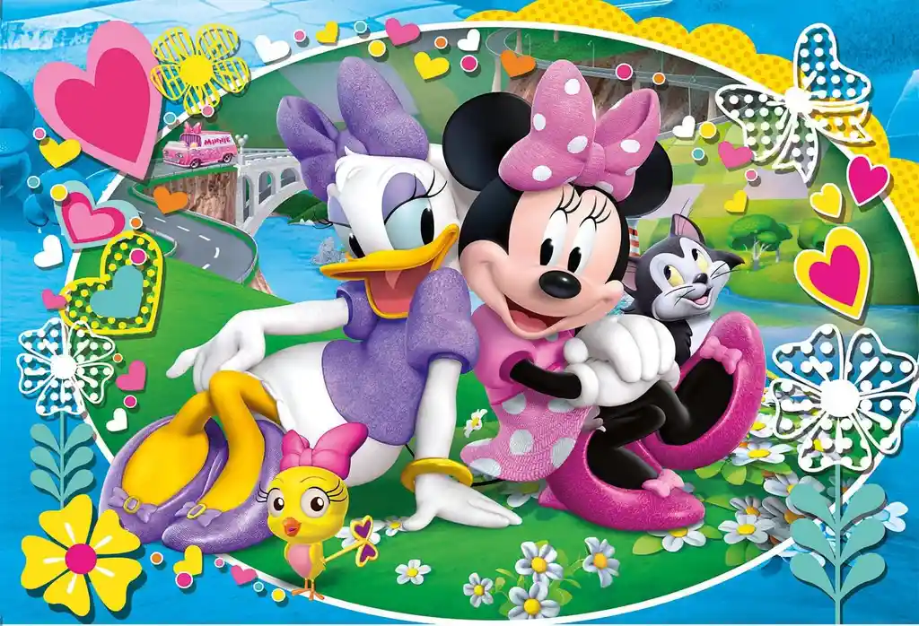 Rompecabezas 104 Piezas Minnie Mouse Disney Para Niños