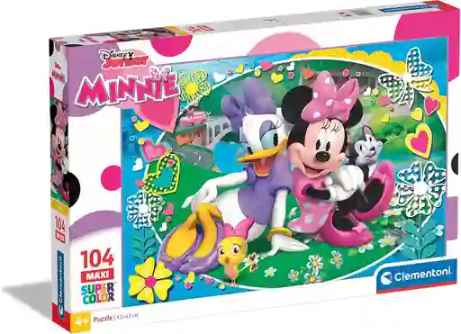 Rompecabezas 104 Piezas Minnie Mouse Disney Para Niños