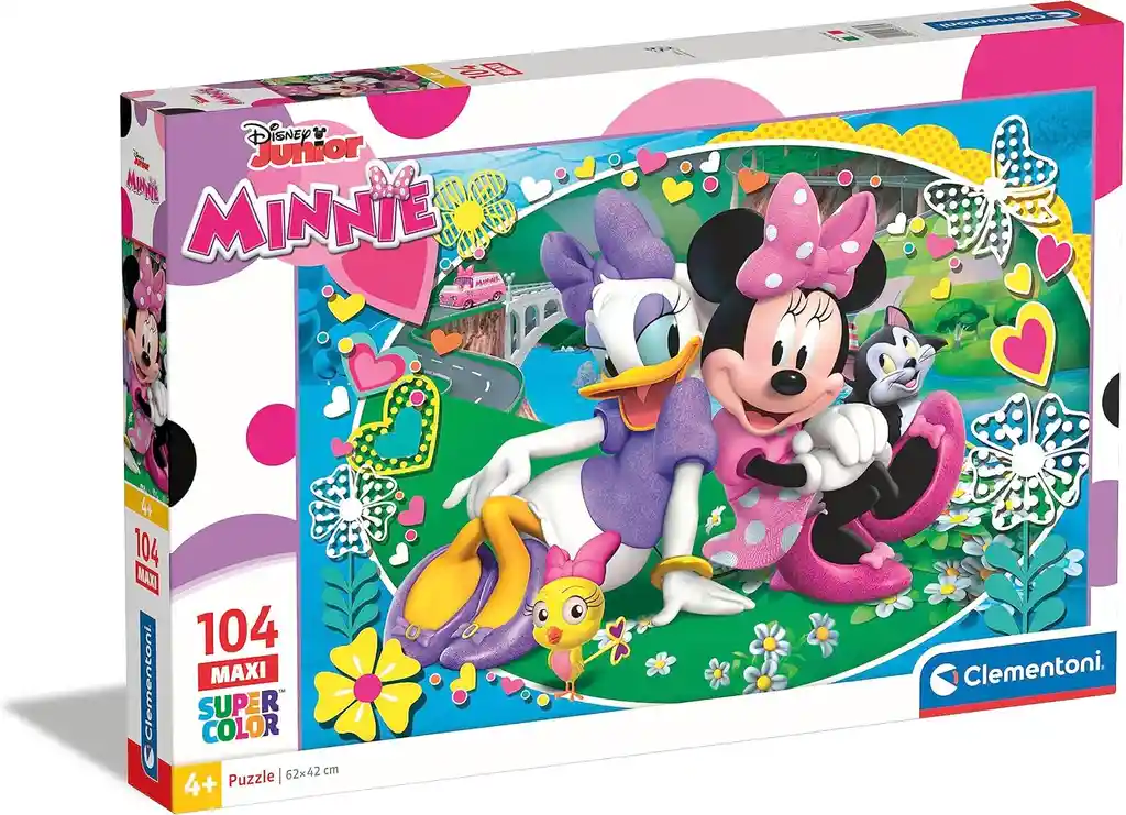 Rompecabezas 104 Piezas Minnie Mouse Disney Para Niños