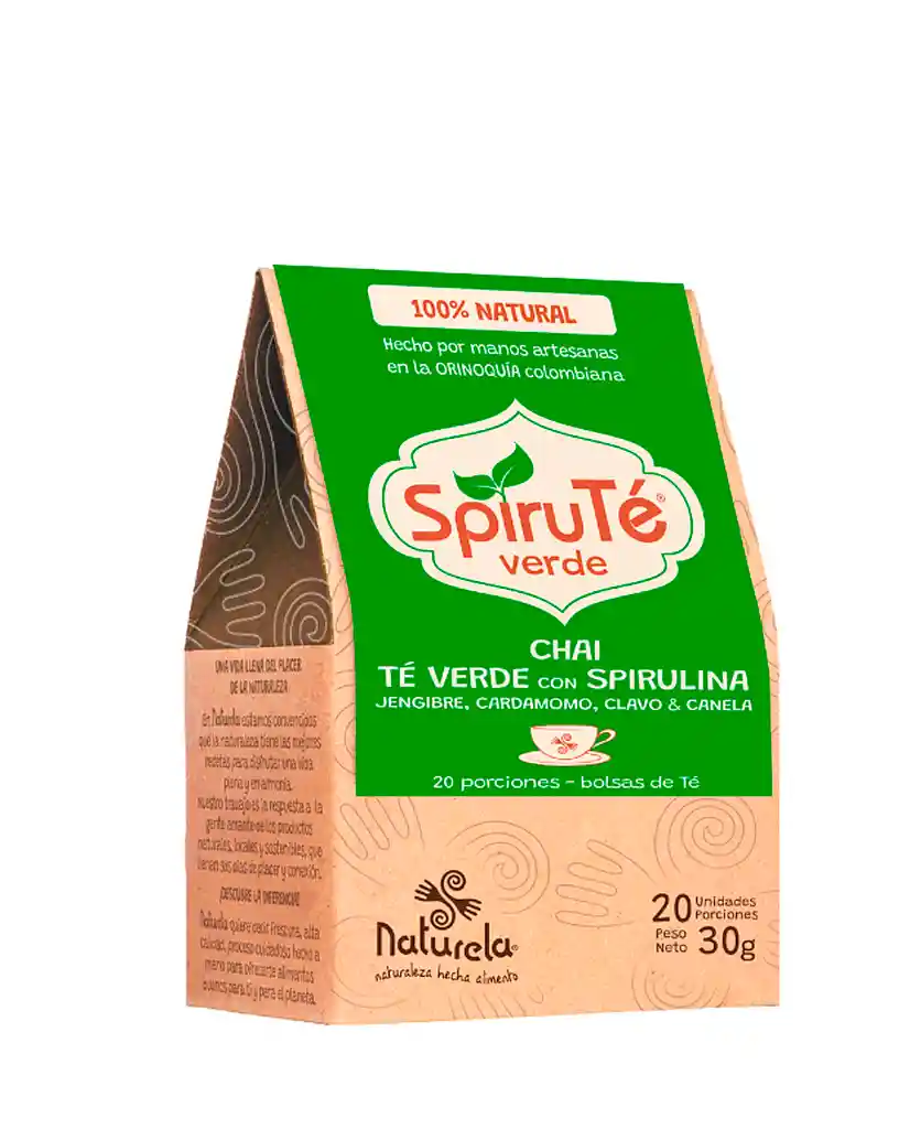 Spirute Verde Naturela 20 Sobres
