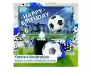 Pancarta Fondo Decoracion Cumpleaños Fiesta Telon Futbol