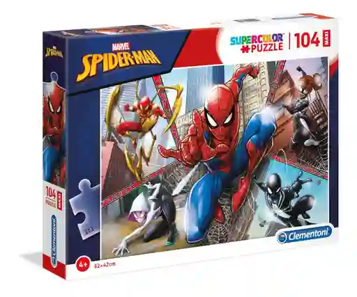 Rompecabezas 104 Piezas Spider-man Para Niños