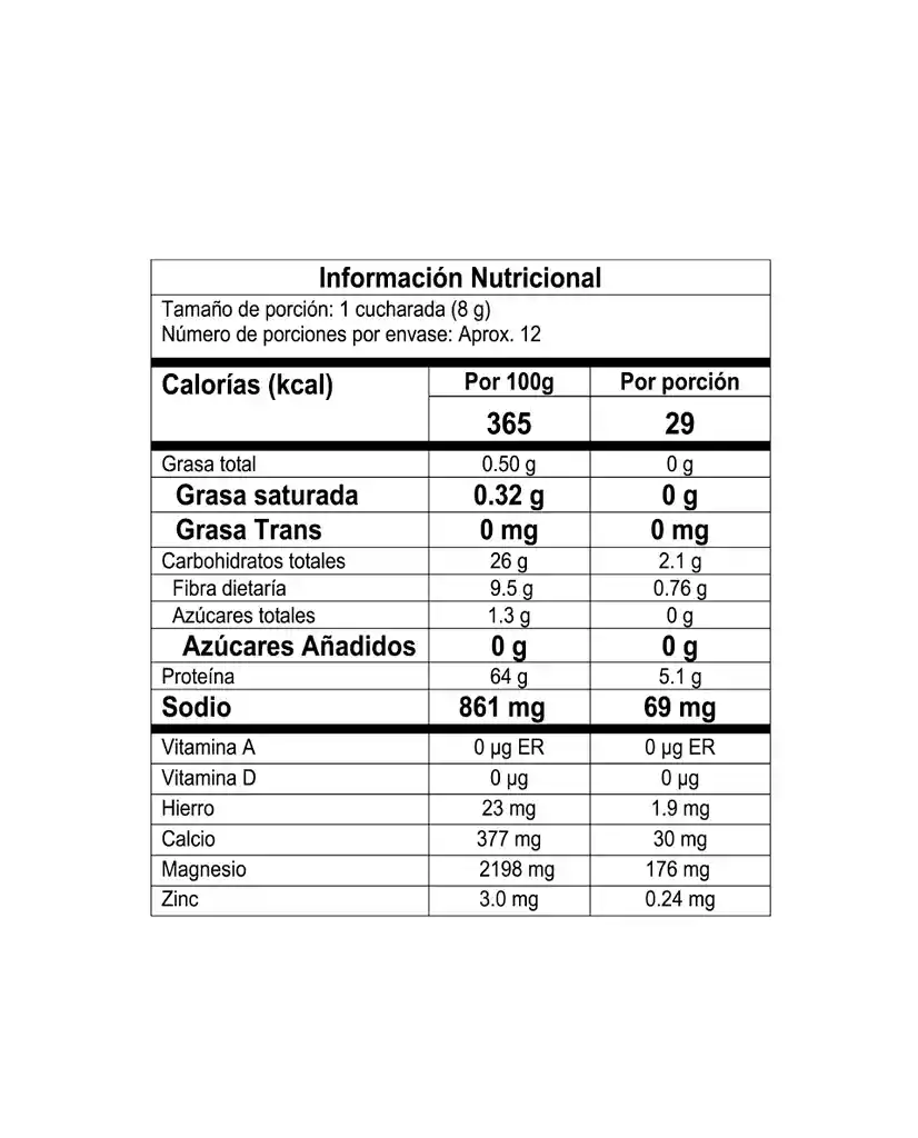 Spirulina En Polvo Naturela 100 Gr