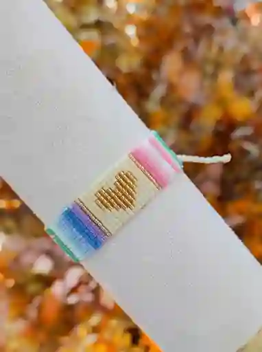Pulsera Coraon Colores Miyuki