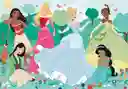 Rompecabezas 104 Piezas Princesas Disney Para Niños