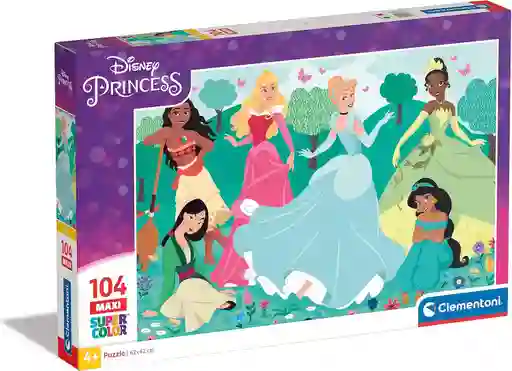 Rompecabezas 104 Piezas Princesas Disney Para Niños