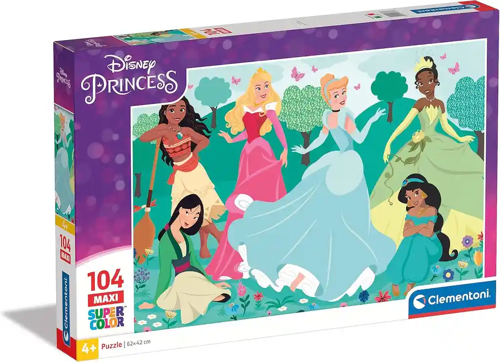 Rompecabezas 104 Piezas Princesas Disney Para Niños