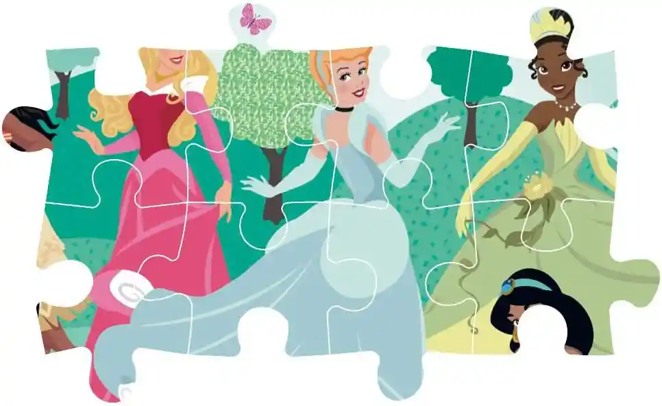 Rompecabezas 104 Piezas Princesas Disney Para Niños