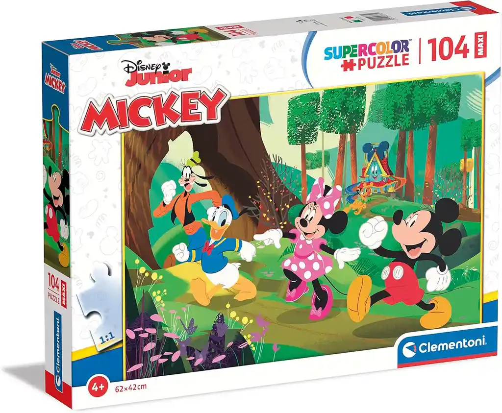 Rompecabezas 104 Piezas Mickey Y Sus Amigos Para Niños