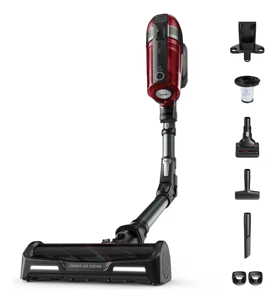 Aspiradora Inalámbrica T-fal X-force Flex 12.60 Acc Mascotas Color Rojo 110v
