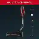 Aspiradora Inalámbrica T-fal X-force Flex 12.60 Acc Mascotas Color Rojo 110v