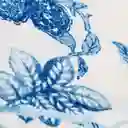 Mantel Expressions Flora 180x260cm Azul Algodon