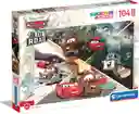 Rompecabezas 104 Piezas Cars En Increíbles Aventuras Niños