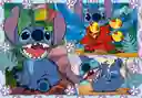 Rompecabezas 104 Piezas Stitch Diversión En Hawái Para Niños