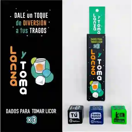 Juego De Dados Lanza Y Toma