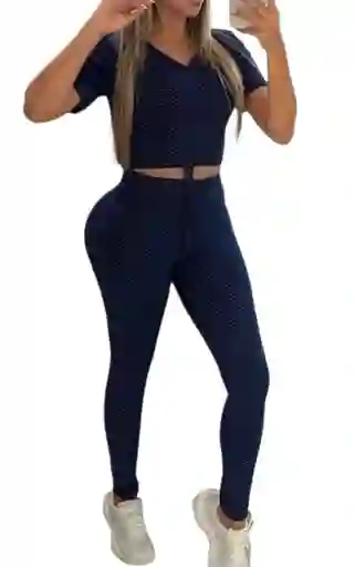Conjunto Deportivo Lycrado Azul - Azul / S/m