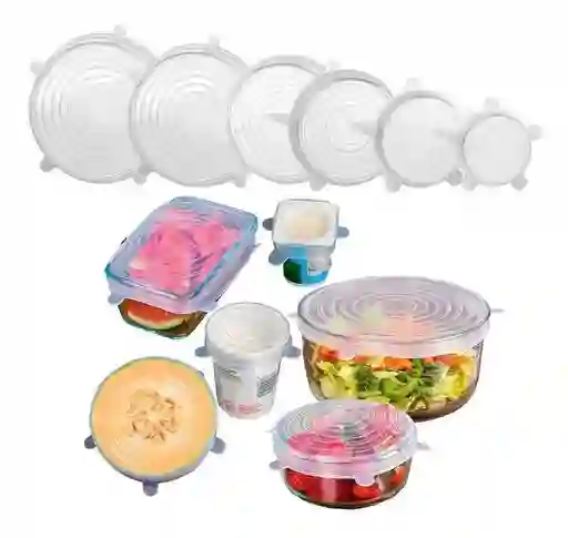 Tapas Elásticas De Silicona De Cocina Lavable Para Micro Hon