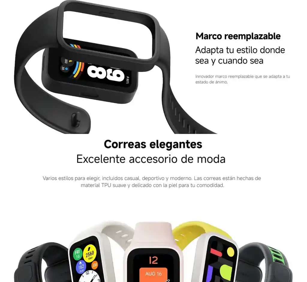 Xiaomi Smartband 9 Active Blanco Beige