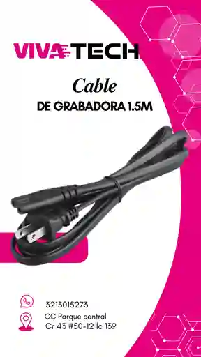 Cable Grabadora 1.5m