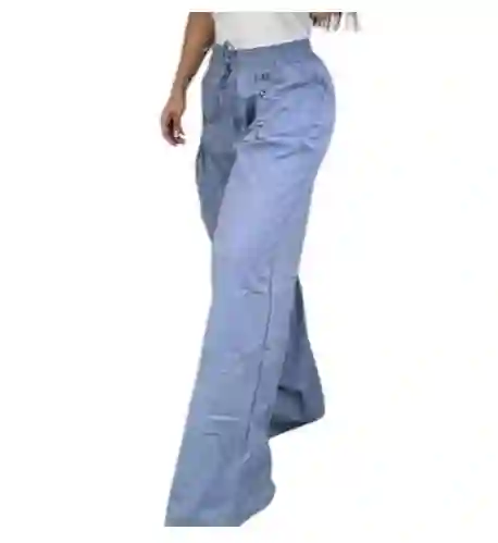 Pantalon Azul Grisáceo - Azul Grafito / Talla Única