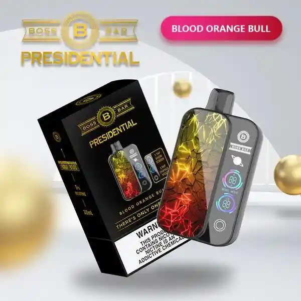 Boss Bar Presidential - Blood Orange Bull 18k